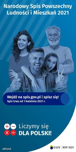 plakat z hasłem policzmy się dla polski