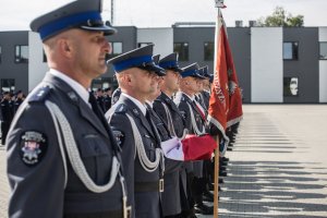 poczet sztandarowy komendy wojewódzkiej