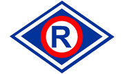 R - symbol policji drogowej